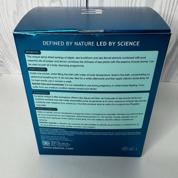 Elemis Cellutox Herbal Bath Synergy  10 Sachets Body Performance NEW - Picture 2 of 4